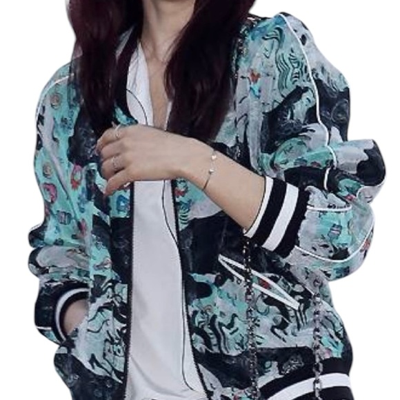 Zadig & Voltaire Jackets & Blazers - Zadig & Voltaire Billy Printed Reversible Bomber Jacket